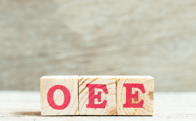 OEE - Overall Equipment Effectiveness.