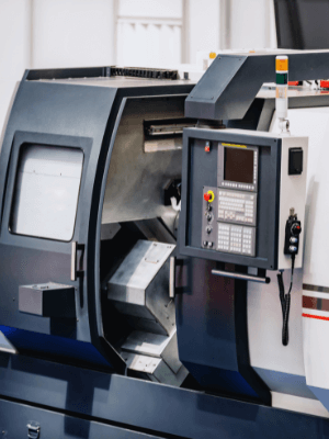 CNC machine similar to the one in this case study that needed real-time data to reduce downtime.