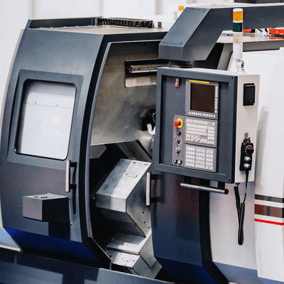 CNC machine similar to the one in this case study that needed real-time data to reduce downtime.